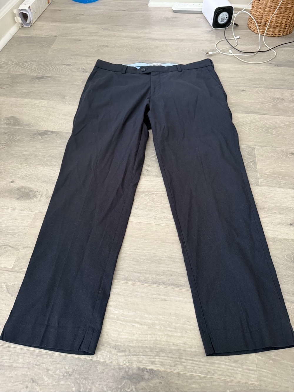 Peter Millar Black Men's Dress Pants - Straight Leg